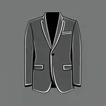 charcoal grey suit image